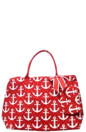 Large Quilted Tote Bag-DDT3907/RED